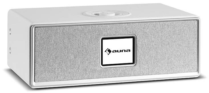 Simpfy Wireless, reproduktor, DAB+/FM, BT, LCD-display, dřevěné tělo 