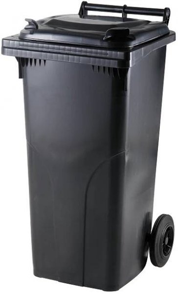 Meva Plastová popelnice s víkem 120 l