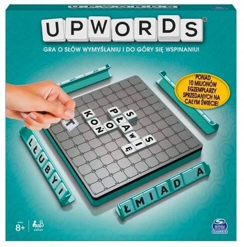 Gra edukacyjna planszowa Spin Master UpWords Scrabble układaj wyrazy
