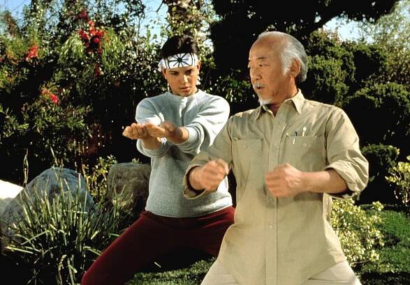Ralph Macchio, who starred in the first three "Karate Kid" movies with Pat Morita (right), said he found out the franchise was continuing without him when he read about it in a newspaper.