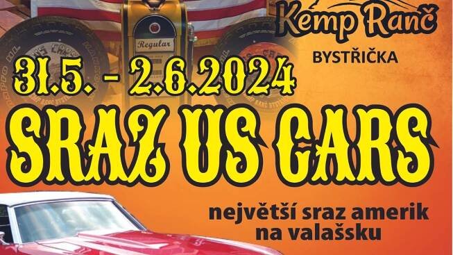 Sraz US Cars Bystřička 31.5.-2.6.2024 • Ranc