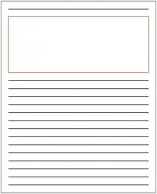 Standard Printable Lined Writing Paper