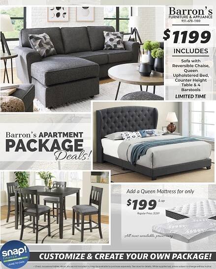 Package Deals – Barron's Furniture & Appliance
