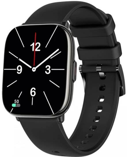 Chytré hodinky Madvell Nova s bluetooth voláním černá s silikonovým řemínkem