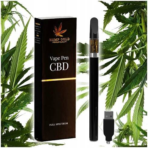 VAPE PEN SUPER LEMON HAZE CBD 70% | PRÉMIOVÝ 0,5ml | PLNÉ SPEKTRUM | HEMPGOLD - Allegro