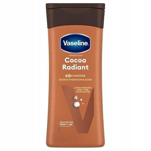 Vaseline Cocoa Radiant Rozjasňující balzám pro suchou pokožku 200 ml