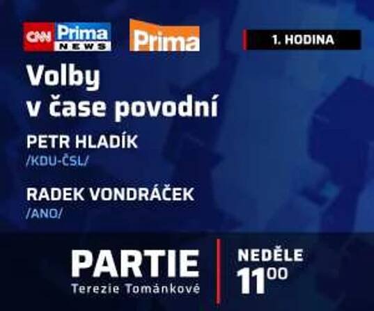 Sledujte Partii Terezie Tománkové v neděli 22. září.