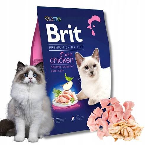Brit Premium by Nature Cat Adult Chicken 8 kg
