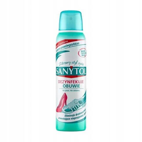 Sanytol sprej osvěžovač dezinfekce deodorant na obuv 150 ml