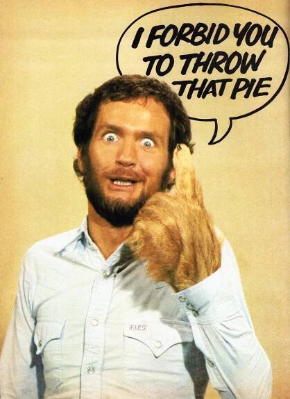 I forbid you to throw that pie.