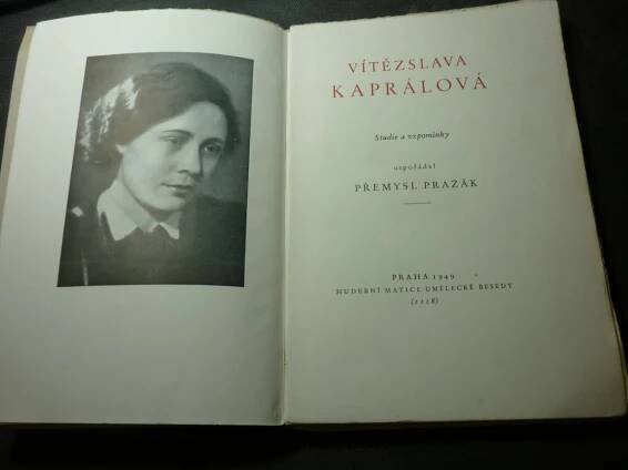 Vítězslava Kaprálová : studie a vzpomínky, 1949