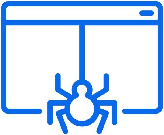 Web crawler icon