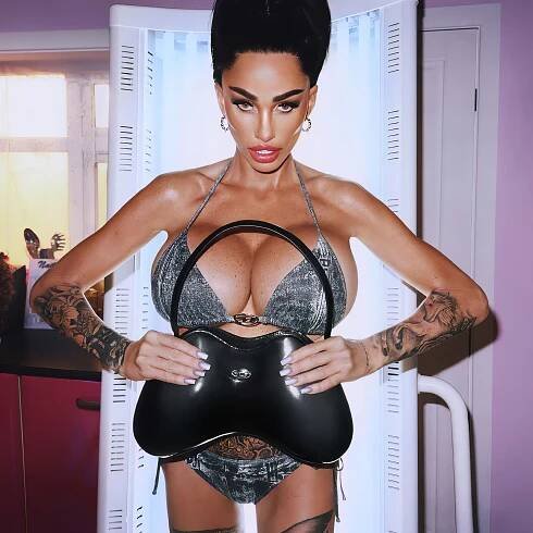 Katie Price in Diesel's Spring/Summer 2025 campaign, 