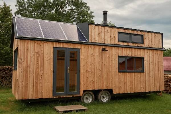 Tiny house: Šance na levnější bydlení. Je až neuvěřitelné, co se dovnitř vejde