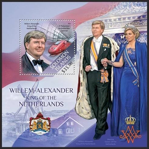 Šalamounovy ostrovy 2013 Vilém Alexandr Mi# Block 206 Kat 12€ R238 - Filatelie