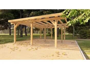 Pergola Pergola 4 s pultovou střechou 6,4x7,7 m
