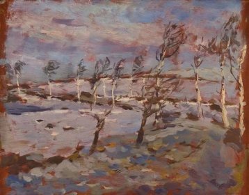 Antonín Slavíček – Kameničky v zimě 