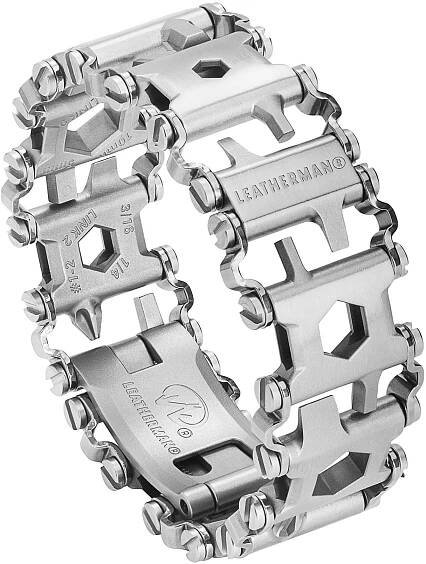 Multifunkční náramek Leatherman TREADTM, stříbrný