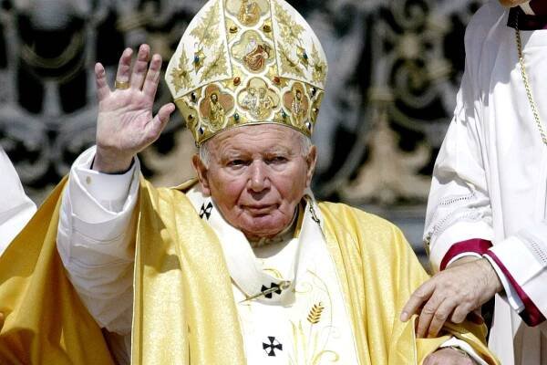 Pope John Paul II in 2003.