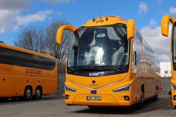 RegioJet od 29. srpna vstupuje na novou autobusovou linku na trase Praha – Teplice