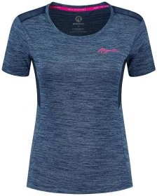 Dámské funkční tričko Rogelli JUNE s krátkým rukávem, modro-růžové