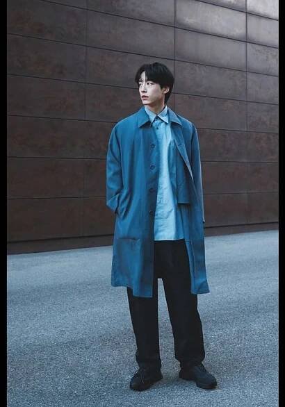 Kentaro Sakaguchi modelling for Uniqlo Korea in February. Photo: @sakaguchikentaro/Instagram