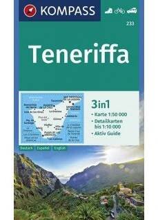 KOM 233 TENERIFFE 1:50T MAPA KOMPASS
