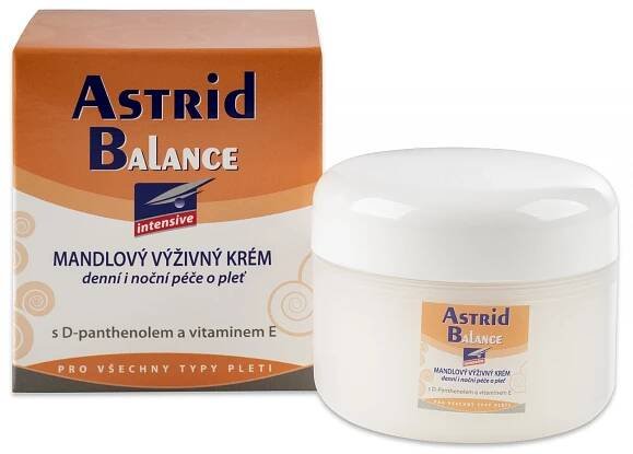 Krém ASTRID mandlový výživný 50 ml 39 Kč
