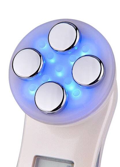 Microcurrents Machine for Face 5 v 1 RF radiofrekvenční LED světelná terapie Liftingový masážní přístroj na zpevnění pleti Péče o krásu