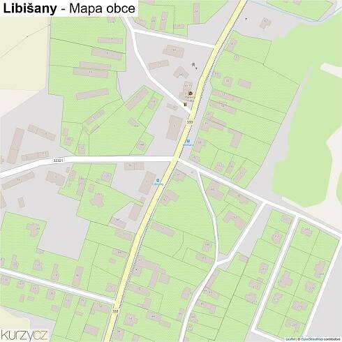 Libišany - mapy | Kurzy.cz