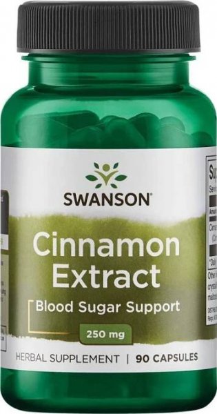 Swanson Cinnamon Extract 250 mg 90 cps.