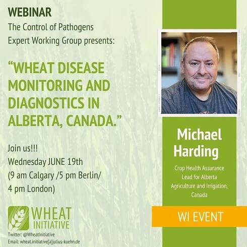 MICHAEL HARDING AT THE EWG ON WHEAT PATHOGENS WEBINAR SERIES