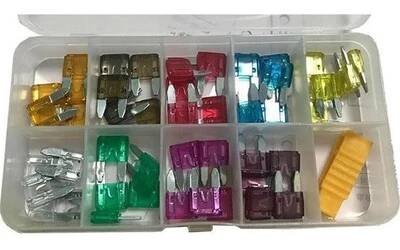 Sada autopojistek mini 11x16mm 5-40A, 45ks