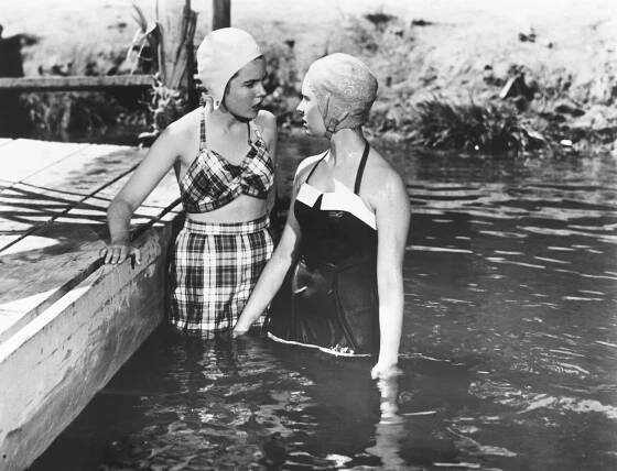 HER FIRST ROMANCE, from left: Elinor Donahue, Margaret O'Brien, 1951