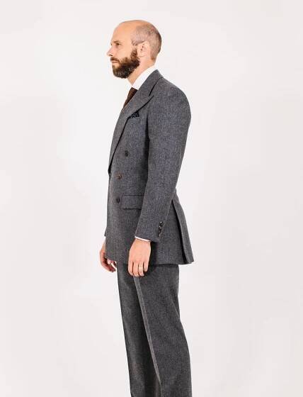 Edward Sexton double-breasted flannel suit: Style breakdown – Permanent Style