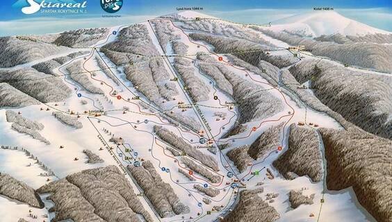 Ski areál Rokytnice - Horní Domky - Lysá hora | Lyžování Rokytnice nad Jizerou | NaVylet.cz