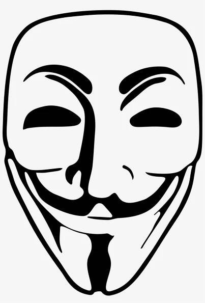 Anonymous Mask Graphic PNG
