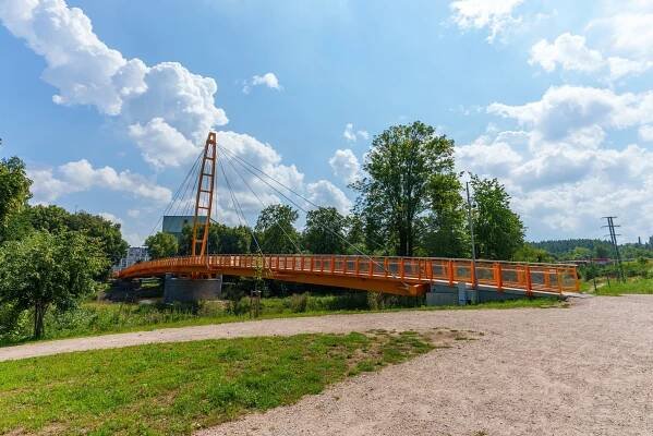 Krejcarová lávka přes řeku Ohři, Sokolov | Stavby Karlovarského kraje