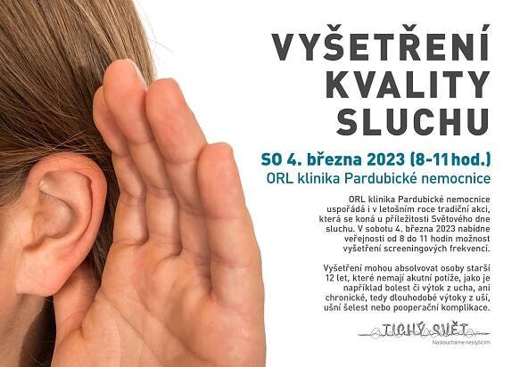 Vyšetření kvality sluchu