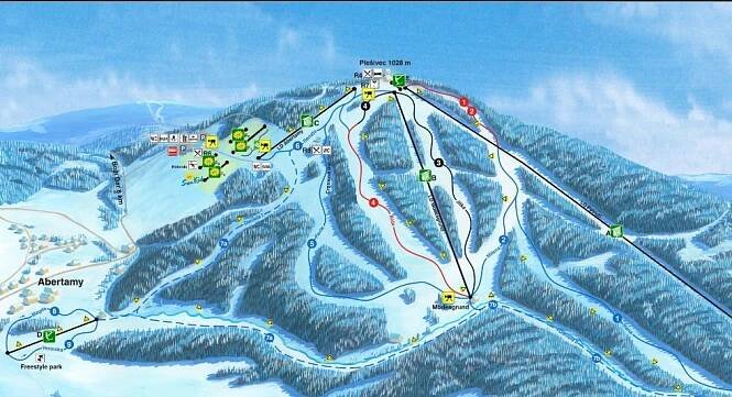 SKI Plešivec - SKI areál