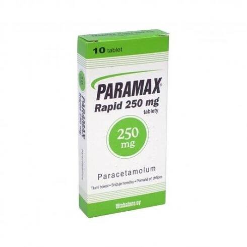 Paramax Rapid 250mg por.tbl.nob.10x250mg