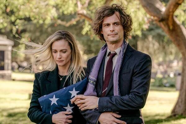 A.J. Cook and Matthew Gray Gubler