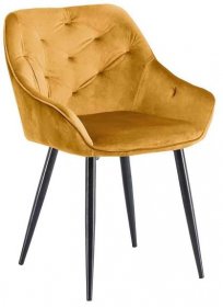 Jídelní židle K487, mustard | Lumax-nábytek