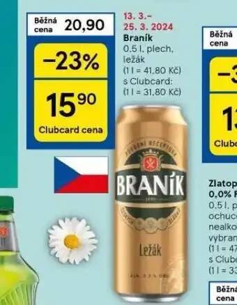 Tesco Pivo braník nabídka
