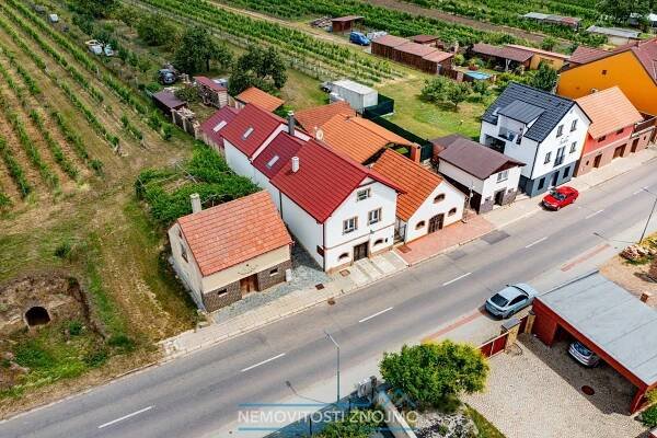 Apartmánový dům s lisovnou, vinným sklepem, venkovní pergolou a zahradou, k.ú. Drnholec, 7 800 000 Kč