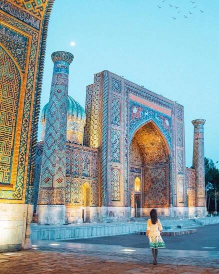 Registan Square in Samarkand, Uzbekistan