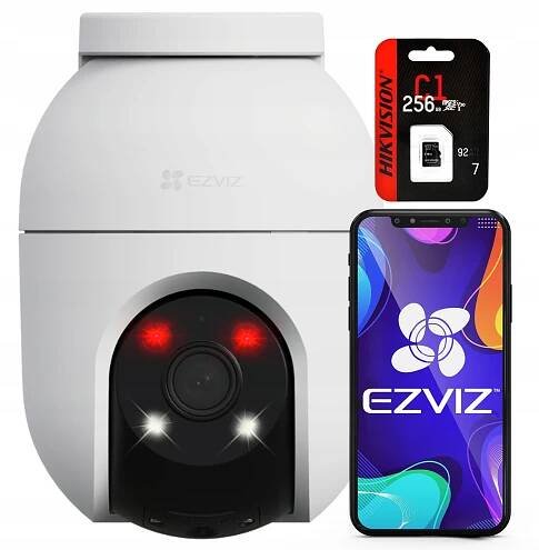 WiFi kamera Ezviz C8c 1080p Venkovní otočná Dual Light + 64GB SD karta