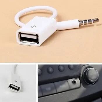 Redukce AUX 3,5mm jack na USB