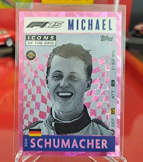 Prodam kartickuTURBO ATTAX 2025 MICHAEL SCHUMACHER ICONS Pink Paralle | Aukro