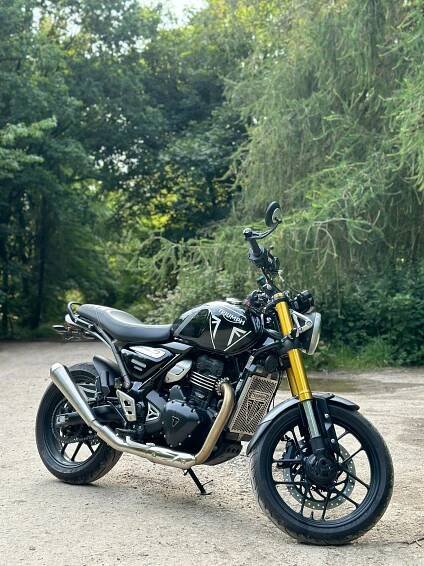 Triumph Speed/Scrambler 400 - Retro Rumble Slip On – LA Fabrication UK